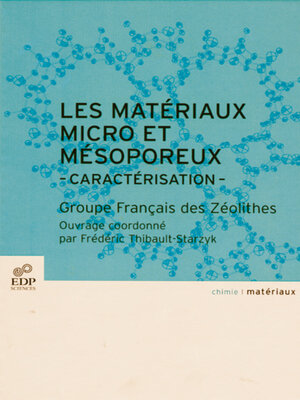 cover image of Matériaux micro et mésoporeux